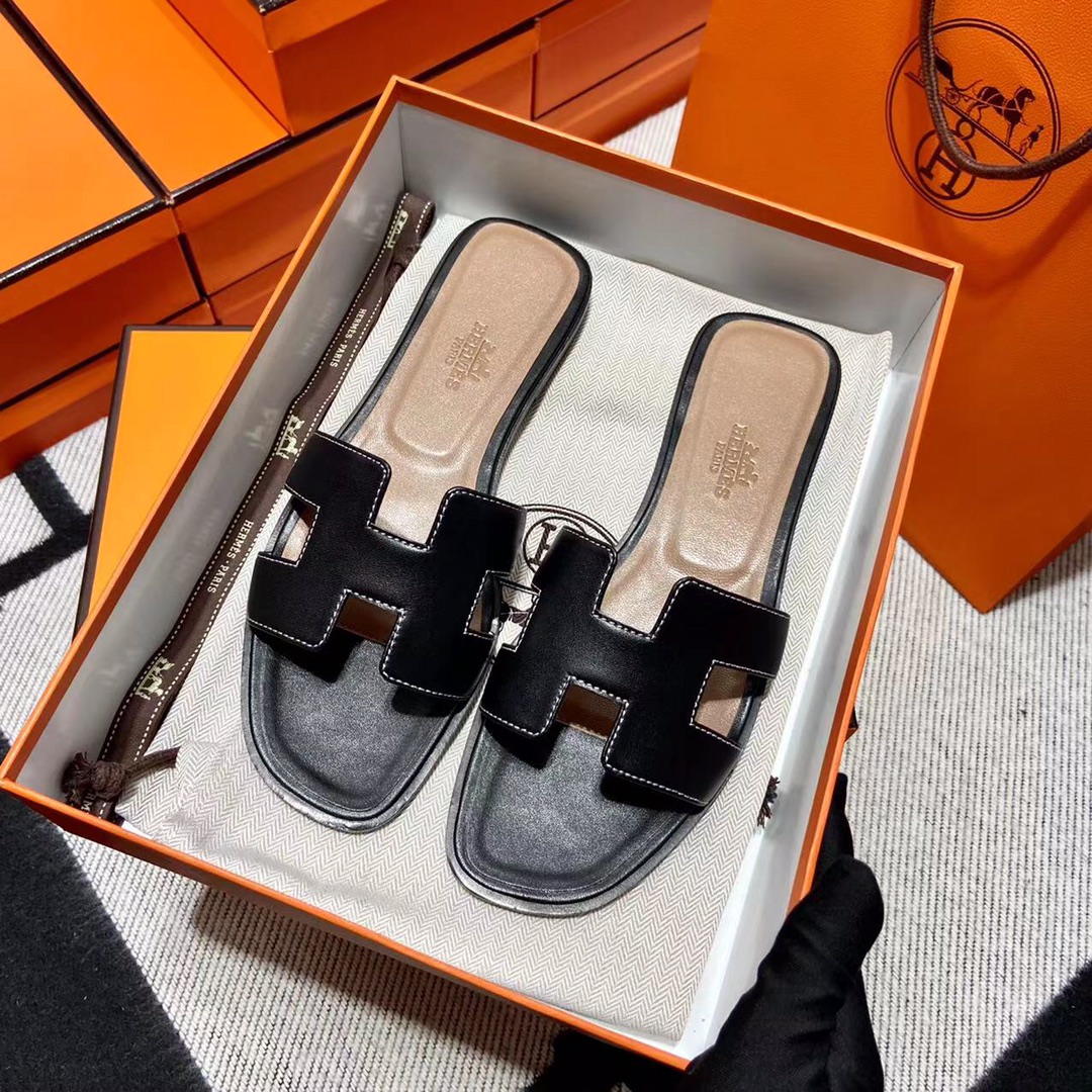 에르메스 올수공 오란 슬리퍼 샌들 스위프트 43